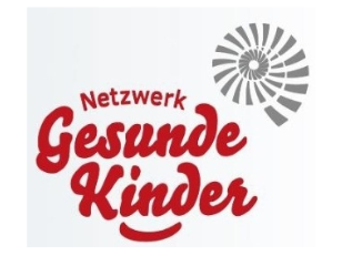 Logo des Netzwerks Gesunde Kinder mit stilisiertem Windrad.